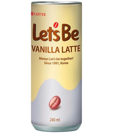 Напиток кофейный Lotte Lets Be Vanilla Latte 240 мл 5185
